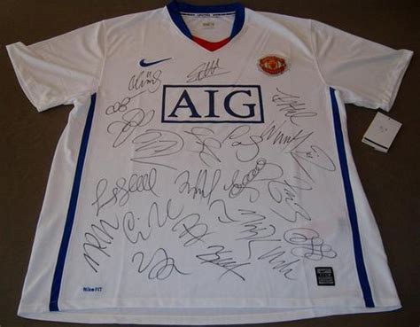 Soccer - Manchester United FC Away Signed Shirt was listed for R1,500. ...