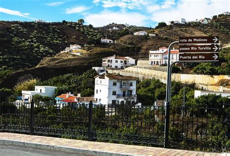 Mountain Roads in the Axarquia Area of the Costa Del Sol in Southern Spain Stock Photo - Image ...