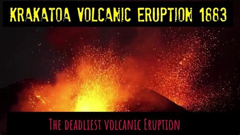 Krakatoa Volcano Eruption 1883