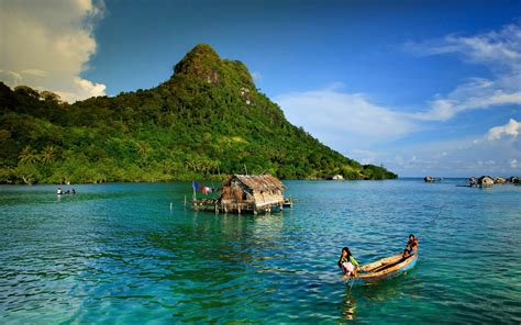 Download Stilted Houses Indonesia Wallpaper | Wallpapers.com