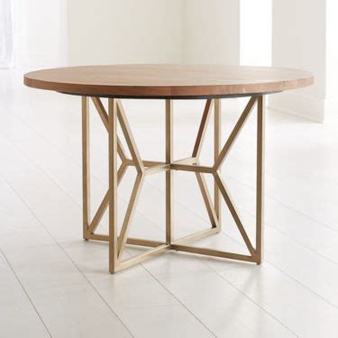 Hayes 48" Round Acacia Dining Table | Expandable dining table, Dining table, Crate and barrel
