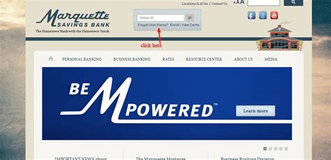 Marquette Savings Bank Online Banking Login - CC Bank