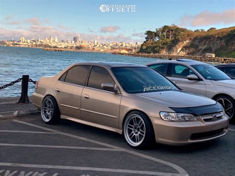 Wheel Offset 2002 Honda Accord Nearly Flush Coilovers | Custom Offsets