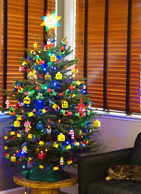 Kids' LEGO Themed Christmas Tree - Happiness is Homemade