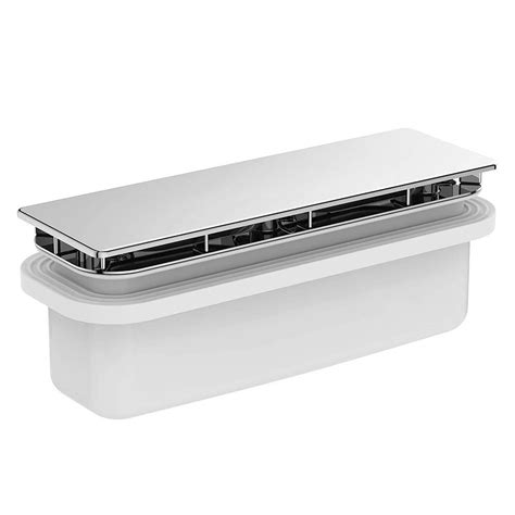 Ideal Standard White Ultraflat New Rectangular Shower Tray + Waste