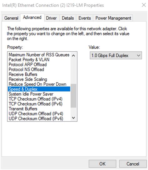 Thinkpad P50 Intel Ethernet Connection I219-LM not working on Gigabit ...