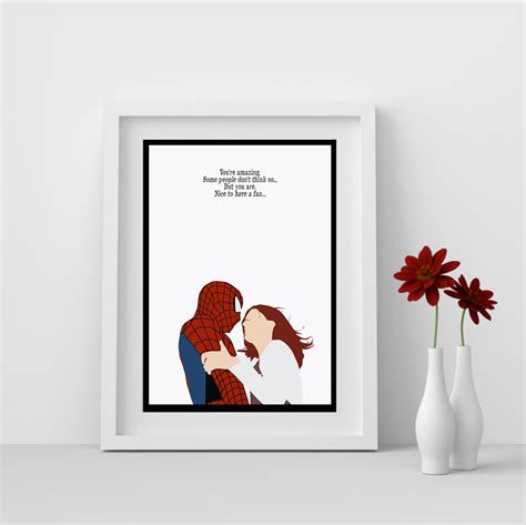 Spider Man Movie Quote - Etsy