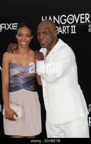 Mike Tyson and his daughter Gina Los Angeles Premiere of 'The Hangover Part II' held at Grauman ...