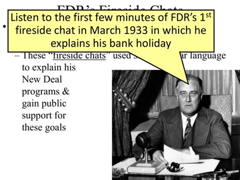 FDR`s Fireside Chats