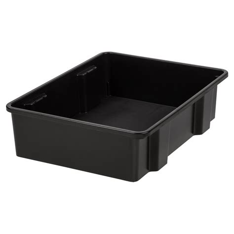 IRIS USA, Medium Plastic Utility Trunk Tray, Black, 1 Pack - Walmart ...