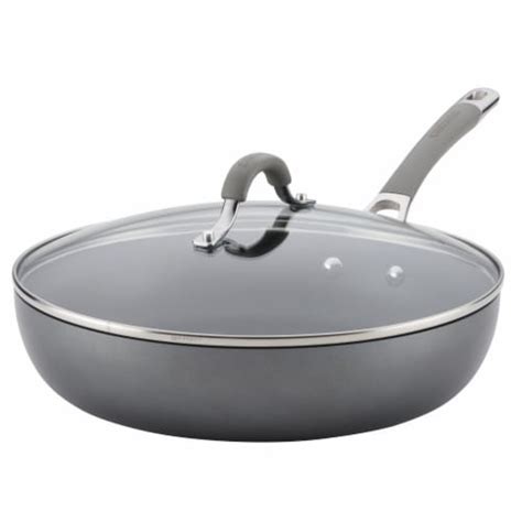 Circulon Elementum Hard-Anodized Nonstick Deep Skillet - Gray, 12 in ...