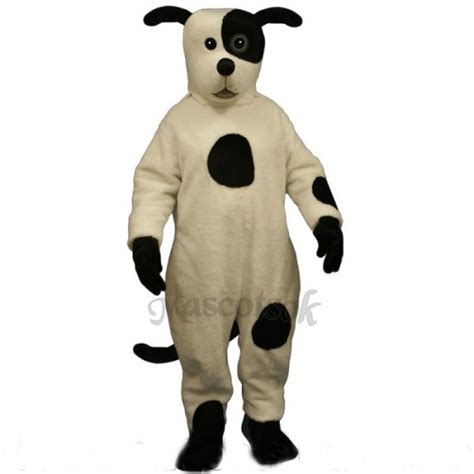 Cute Johnny Spot Dog Mascot Costume