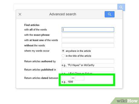 Simple Ways to Do an Advanced Search on Google Scholar: 10 Steps