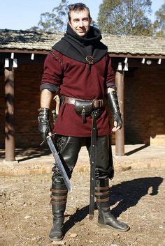 Medieval Woodsman outfit 2015. Front-on view. | Medieval clothing men ...