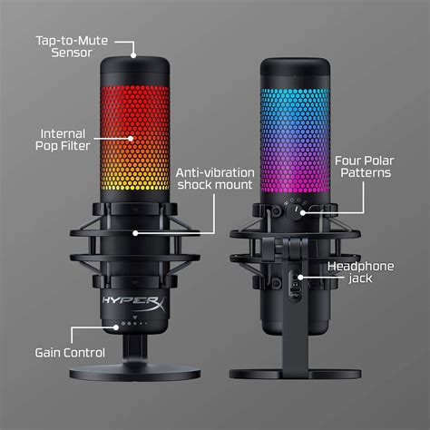 HyperX Quadcast S USB Microphone Adds RGB Lighting