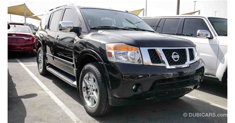 Nissan Armada Platinum for sale: AED 68,000. Brown, 2014