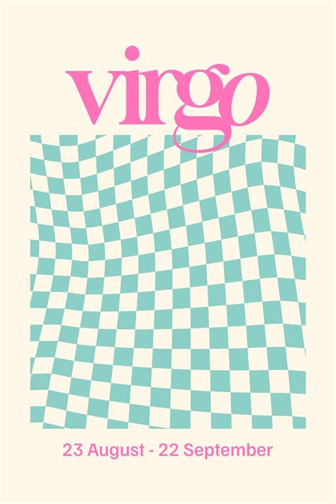 Virgo Zodiac Pastel Aesthetic Poster | Virgo, Poster, Zodiac cards