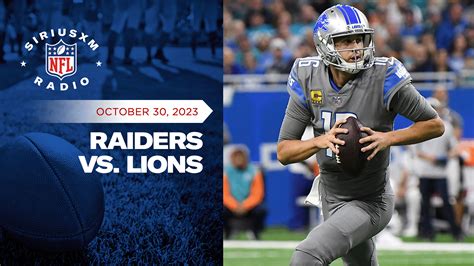 MNF Listen Live: Las Vegas Raiders vs. Detroit Lions 10/30