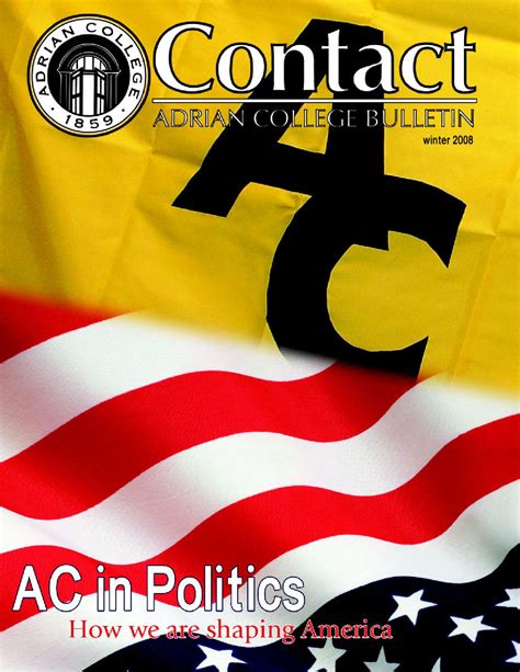 Contact - Adrian College Alumni Magazine by Adrian College - Issuu