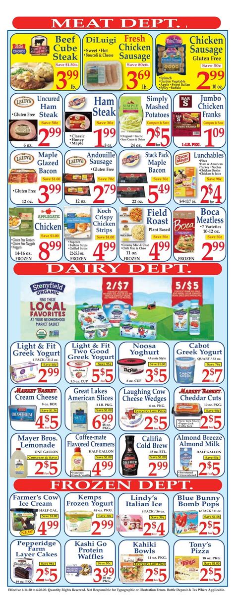 Market Basket Weekly Flyer Jun 14 – Jun 20, 2020