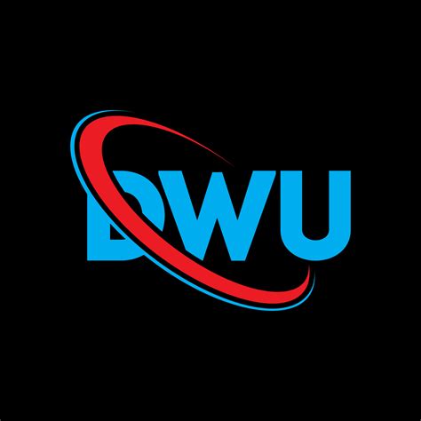 DWU logo. DWU letter. DWU letter logo design. Initials DWU logo linked with circle and uppercase ...