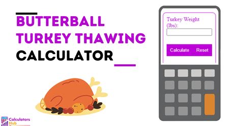 Butterball Turkey Thawing Calculator Online