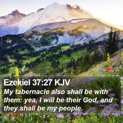 Ezekiel 37 Scripture Images - Ezekiel Chapter 37 KJV Bible Verse Pictures