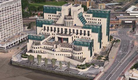 The MI6 building | SIS Building (aka. MI6 Building), by Terry Farrell. London / UK. (51 ...