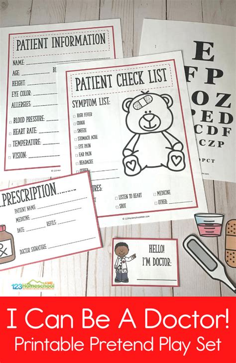 Pretend Play Doctor Printables - Printable Word Searches