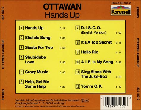 Ottawan - Hands Up (1984) / AvaxHome