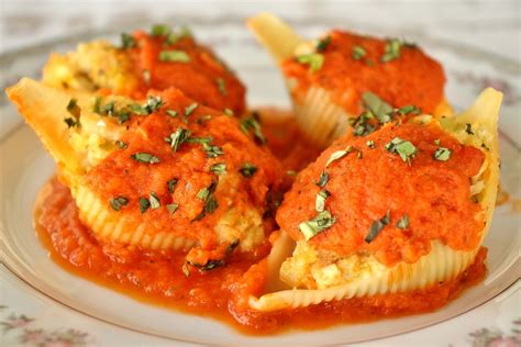 Crab Stuffed Shells with Orange-Scented Tomato Sauce | Mission Food Adventure