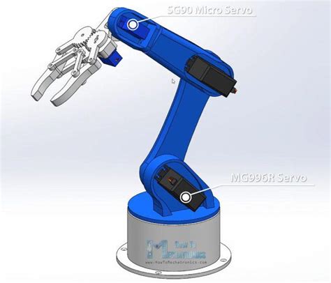 DIY Arduino Robot Arm with Smartphone Control - HowToMechatronics ...