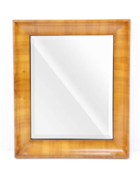 Beidermeier Cherry Wood Frame Mirror For Sale in CT | Middlebury Furniture and Home Design