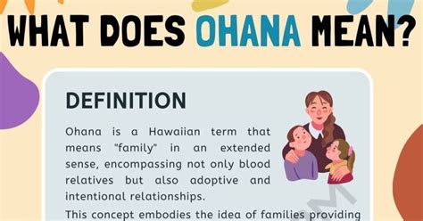 Ohana Meaning: What Does "Ohana" Mean? • 7ESL