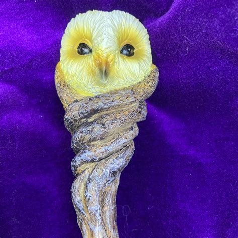 Ceramic Owl Wand - Into the Mystic Shop