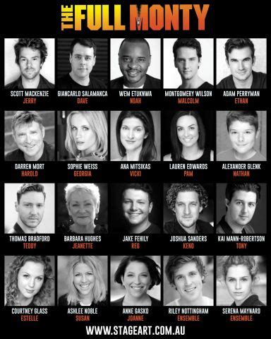 The Full Monty Cast Announced | Stage Whispers