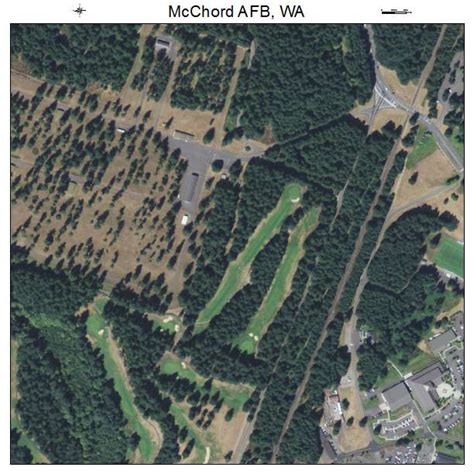 Aerial Photography Map of McChord AFB, WA Washington