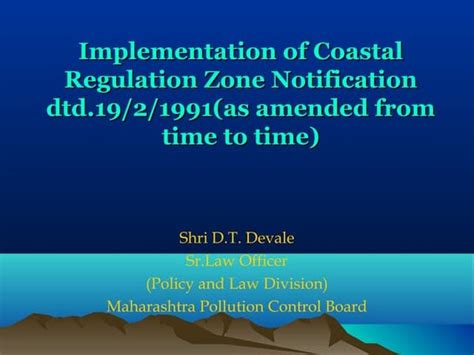 COASTAL REGULATION ZONE 2019.pptx