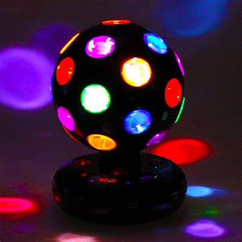 Multi Coloured 5" Rotating Disco Ball Light