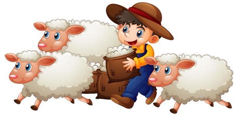 Shepherd Sheep Vector Art, Icons, and Graphics for Free Download