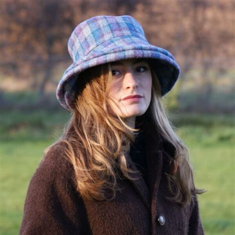 Ladies Harris Tweed Cloche Hat - Harris Tweed Scotland