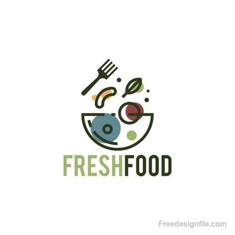 Fresh food logo creative design vectors 02 free download