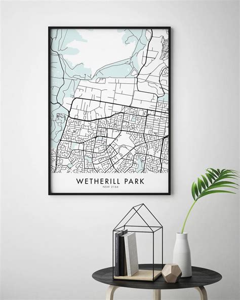 Sydney – Wetherill Park Map Print - Chelsea Chelsea