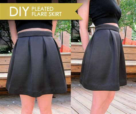 DIY Pleated Flare Skirt « Joe & Cheryl