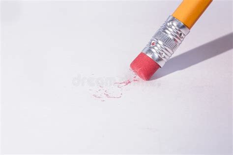 Pencil erasing stock image. Image of paper, page, high - 39434971