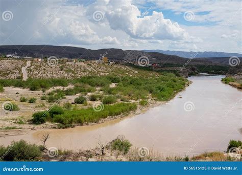 Rio Grande River stock image. Image of mexico, international - 56515125