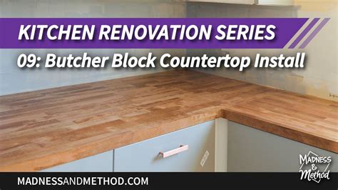 How To Install Butcher Block Countertops Video – Countertops Ideas