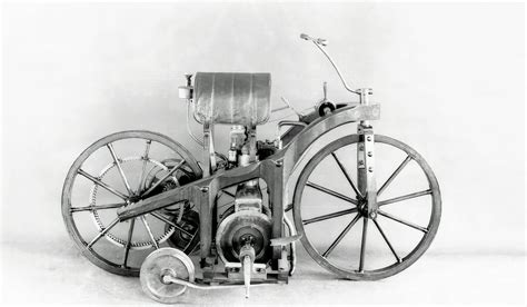 The First Motorcycle: 1885 Daimler Reitwagen