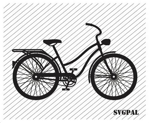 Bicycle Clipart Bicycle Silhouette Vectors Bicycle SVG | Etsy