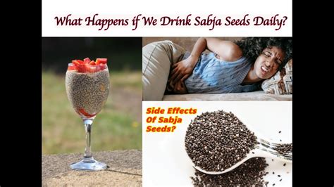 What Happens if We Drink Sabja Seeds Daily | Sabja Seeds Side Effects # ...